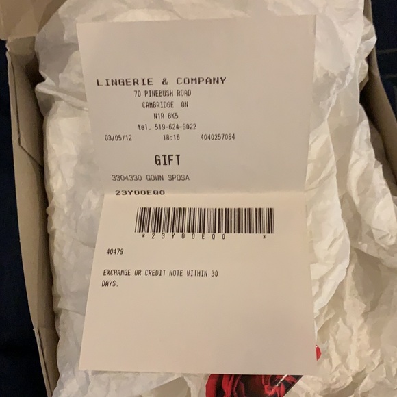 🌟HP🌟NWT Lingerie White Night Gown - size M - Picture 9 of 9